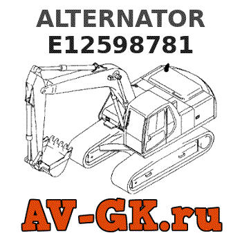 Hitachi e12598781 ALTERNATOR parts catalog Hitachi e12598781 ALTERNATOR
