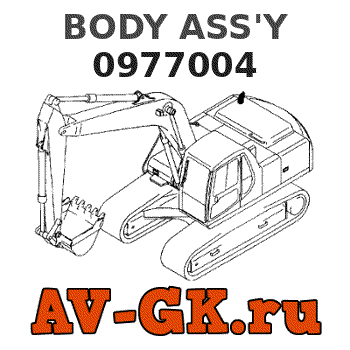 Hitachi 0977004 BODY ASS'Y parts catalog Hitachi 0977004 BODY ASS'Y