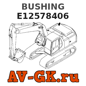 Hitachi E12578406 BUSHING parts catalog Hitachi E12578406 BUSHING