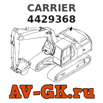 Hitachi 4429368 CARRIER parts catalog Hitachi 4429368 CARRIER