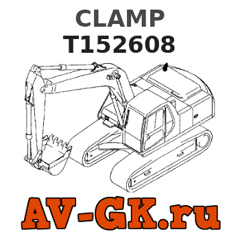 Hitachi t152608 CLAMP parts catalog Hitachi t152608 CLAMP