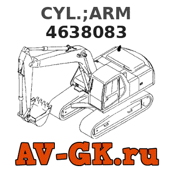Hitachi 4638083 CYL.;ARM parts catalog Hitachi 4638083 CYL.;ARM
