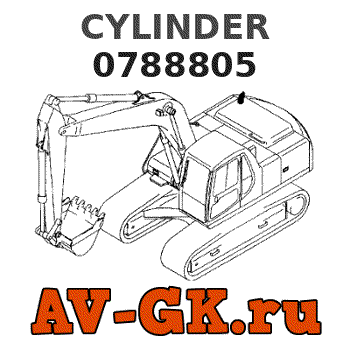 Hitachi 0788805 CYLINDER parts catalog Hitachi 0788805 CYLINDER