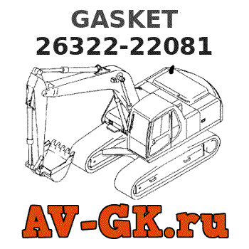 Hitachi 26322-22081 GASKET parts catalog Hitachi 26322-22081 GASKET
