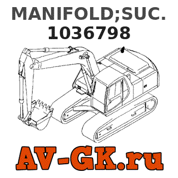 Hitachi 1036798 MANIFOLD;SUC. parts catalog Hitachi 1036798 MANIFOLD;SUC.