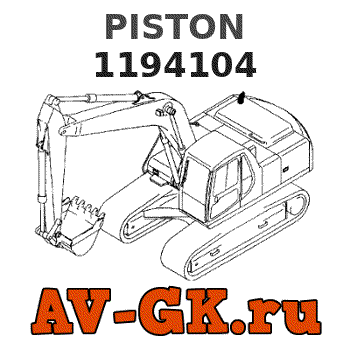 Hitachi 1194104 PISTON parts catalog Hitachi 1194104 PISTON