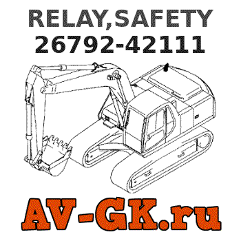 Hitachi 26792-42111 RELAY,SAFETY parts catalog Hitachi 26792-42111 RELAY,SAFETY
