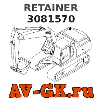 Hitachi 3081570 RETAINER parts catalog Hitachi 3081570 RETAINER