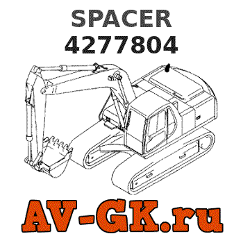 Hitachi 4277804 SPACER parts catalog Hitachi 4277804 SPACER