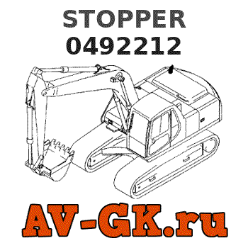 Hitachi 0492212 STOPPER parts catalog Hitachi 0492212 STOPPER
