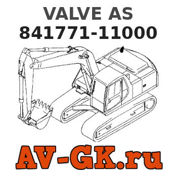 Hitachi 841771-11000 VALVE AS parts catalog Hitachi 841771-11000 VALVE AS