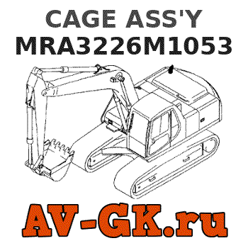 KOMATSU MRA3226M1053 CAGE ASS'Y parts catalog KOMATSU MRA3226M1053 CAGE ASS'Y