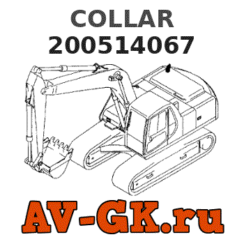KOMATSU 200514067 COLLAR parts catalog KOMATSU 200514067 COLLAR