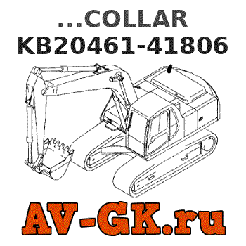 KOMATSU KB20461-41806 ...COLLAR parts catalog KOMATSU KB20461-41806 ...COLLAR