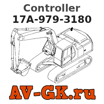 KOMATSU 17A-979-3180 Controller parts catalog KOMATSU 17A-979-3180 Controller