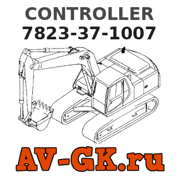 KOMATSU 7823-37-1007 CONTROLLER parts catalog KOMATSU 7823-37-1007 CONTROLLER