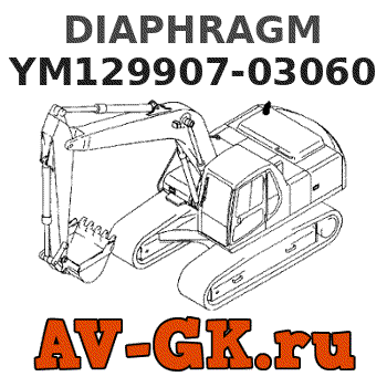 KOMATSU YM129907-03060 DIAPHRAGM parts catalog KOMATSU YM129907-03060 DIAPHRAGM