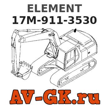 17M-911-3530 ELEMENT Komatsu PC400