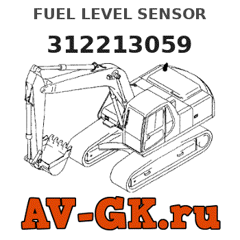KOMATSU 312213059 FUEL LEVEL SENSOR parts catalog KOMATSU 312213059 FUEL LEVEL SENSOR