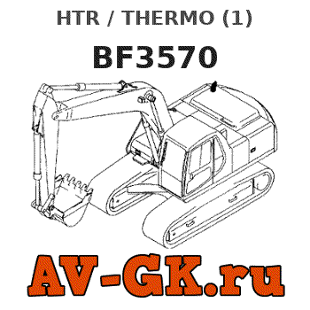 KOMATSU BF3570 HTR / THERMO (1) parts catalog KOMATSU BF3570 HTR / THERMO (1)