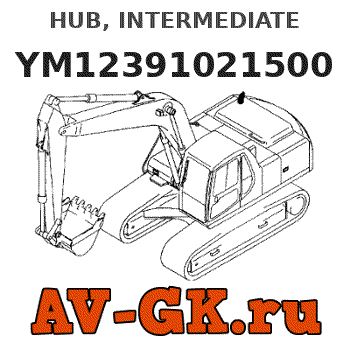 KOMATSU YM12391021500 HUB, INTERMEDIATE parts catalog KOMATSU YM12391021500 HUB, INTERMEDIATE
