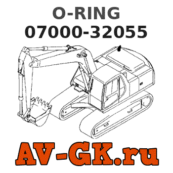 KOMATSU 07000-32055 O-RING parts catalog KOMATSU 07000-32055 O-RING