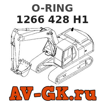 KOMATSU 1266 428 H1 O-RING parts catalog KOMATSU 1266 428 H1 O-RING