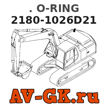 KOMATSU 2180-1026D21 . O-RING parts catalog KOMATSU 2180-1026D21 . O-RING