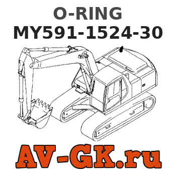 KOMATSU MY591-1524-30 O-RING parts catalog KOMATSU MY591-1524-30 O-RING