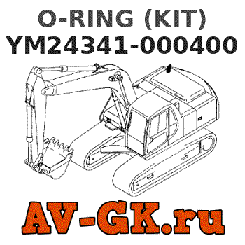 KOMATSU YM24341-000400 O-RING (KIT) parts catalog KOMATSU YM24341-000400 O-RING (KIT)