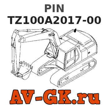KOMATSU TZ100A2017-00 PIN parts catalog KOMATSU TZ100A2017-00 PIN