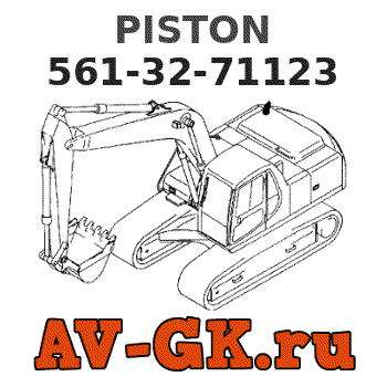 KOMATSU 561-32-71123 PISTON parts catalog KOMATSU 561-32-71123 PISTON