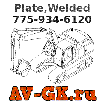 KOMATSU 775-934-6120 Plate,Welded parts catalog KOMATSU 775-934-6120 Plate,Welded
