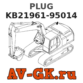KOMATSU KB21961-95014 PLUG parts catalog KOMATSU KB21961-95014 PLUG