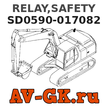 KOMATSU SD0590-017082 RELAY,SAFETY parts catalog KOMATSU SD0590-017082 RELAY,SAFETY
