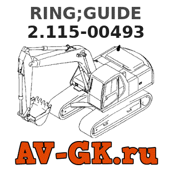 KOMATSU 2.115-00493 RING;GUIDE parts catalog KOMATSU 2.115-00493 RING;GUIDE