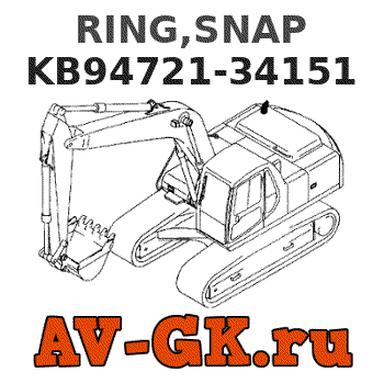 KOMATSU KB94721-34151 RING,SNAP parts catalog KOMATSU KB94721-34151 RING,SNAP
