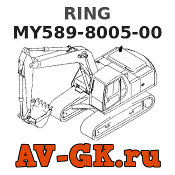 KOMATSU MY589-8005-00 RING parts catalog KOMATSU MY589-8005-00 RING