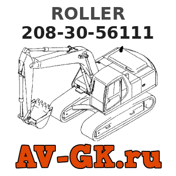 KOMATSU 208-30-56111 ROLLER parts catalog KOMATSU 208-30-56111 ROLLER