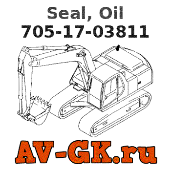 KOMATSU 705-17-03811 Seal, Oil parts catalog KOMATSU 705-17-03811 Seal, Oil