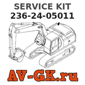 KOMATSU 236-24-05011 SERVICE KIT parts catalog KOMATSU 236-24-05011 SERVICE KIT
