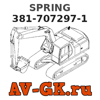 KOMATSU 381-707297-1 SPRING parts catalog KOMATSU 381-707297-1 SPRING