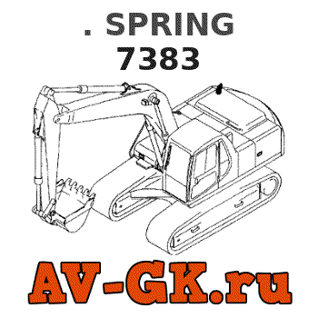 KOMATSU 7383 . SPRING parts catalog KOMATSU 7383 . SPRING