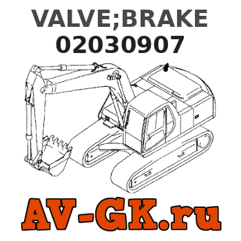 KOMATSU 02030907 VALVE;BRAKE parts catalog KOMATSU 02030907 VALVE;BRAKE
