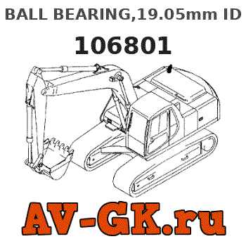New.Holland 106801 BALL BEARING,19.05mm ID x 52mm OD x 17.78mm W parts catalog New.Holland 106801 BALL BEARING,19.05mm ID x 52mm OD x 17.78mm W
