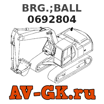 Hitachi 0692804 BRG.;BALL 