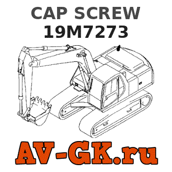 Hitachi 19m7273 CAP SCREW 