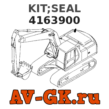 Hitachi 4163900 KIT;SEAL 