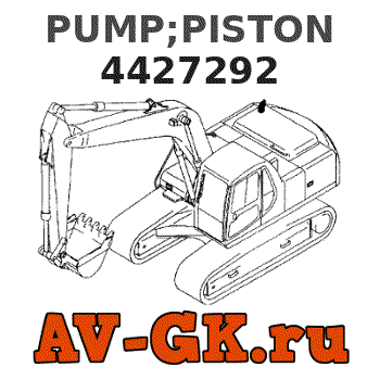 Hitachi 4427292 PUMP;PISTON 