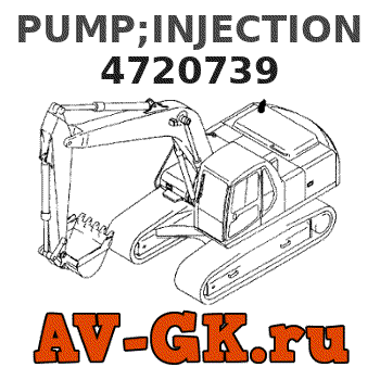 Hitachi 4720739 PUMP;INJECTION 